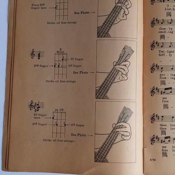 Vintage EZ Method for Ukulele and Ukulele Banjo Instructional Book - Picture 7 of 9